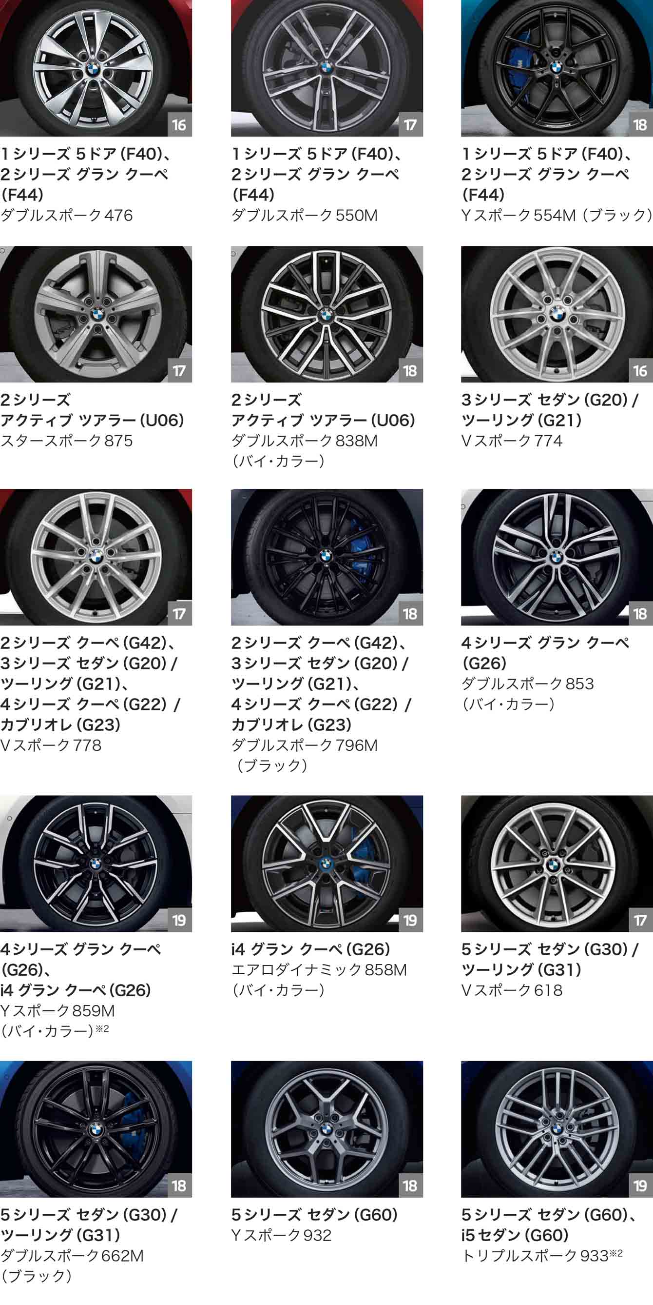 車売却により処分しますBMW スタットレスホイール４本2週間使用　205/55R16 94T XL